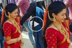 Rashmika Mandanna's First look Viral from the sets of Pushpa 2