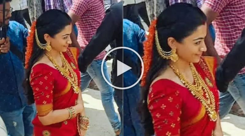 Rashmika Mandanna's First look Viral from the sets of Pushpa 2