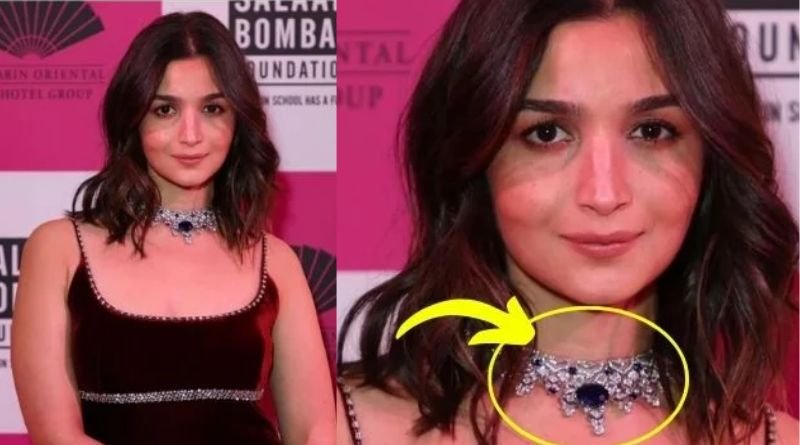 Alia Bhatt wore an expensive diamond studded necklace